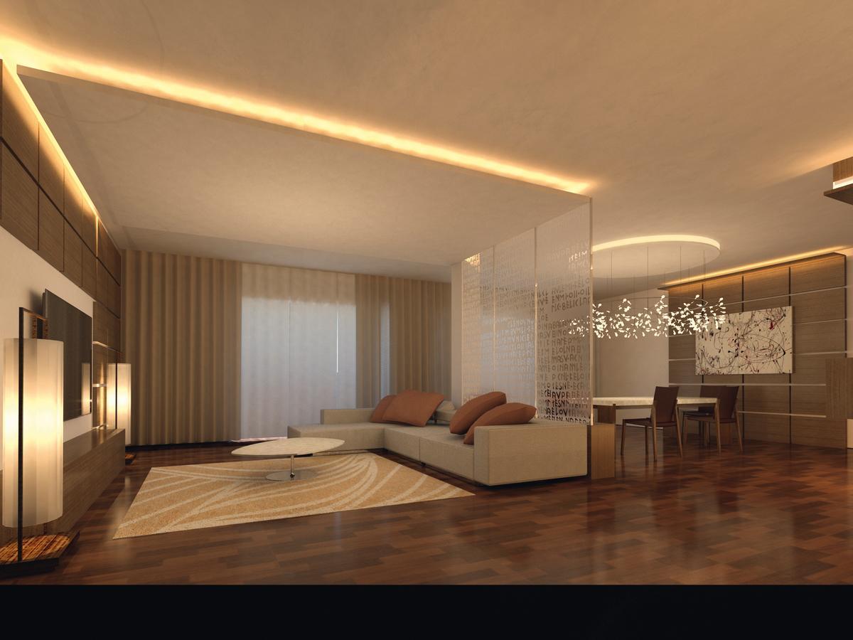 Moevenpick Hotel Du Lac Tunis Eksteriør billede 3D rendering of a living room
