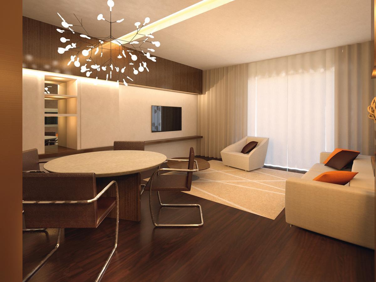 Moevenpick Hotel Du Lac Tunis Eksteriør billede A 3D rendering of a living room